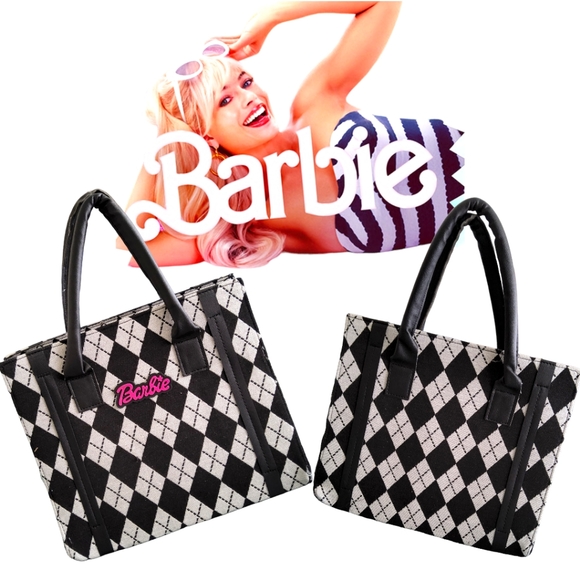 Barbie Bags Nwt Barbie Popular Black And White Checkered Crossbody